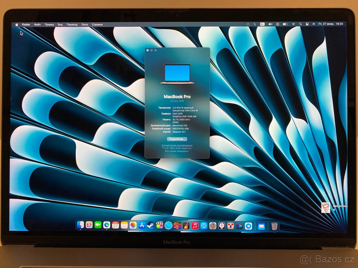 MacBook Pro 16” 2019/i9/32GB/1TB - 4