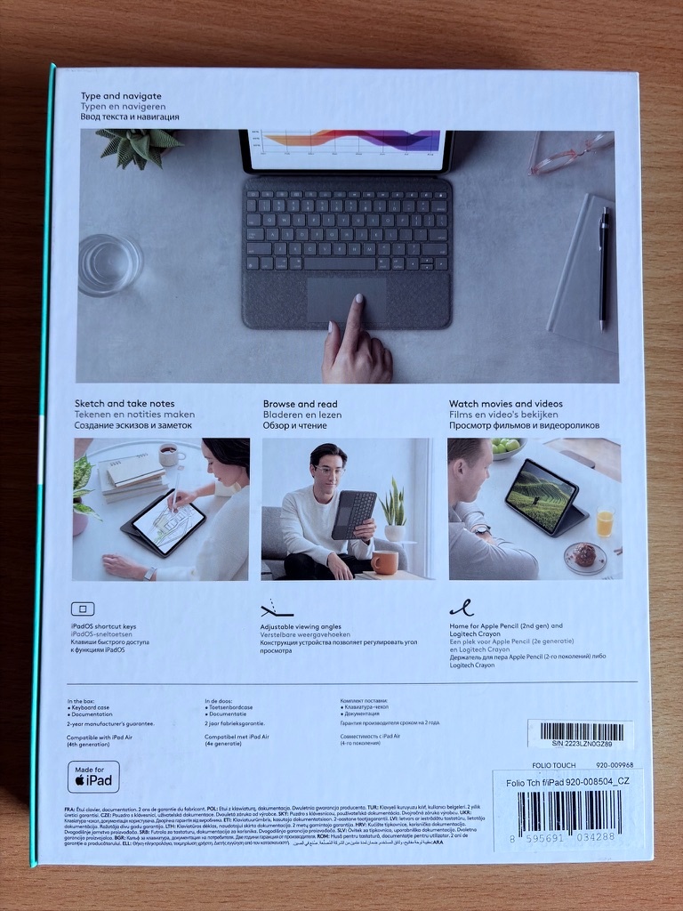 Logitech Folio Touch pro iPad Air 10,9" - 4