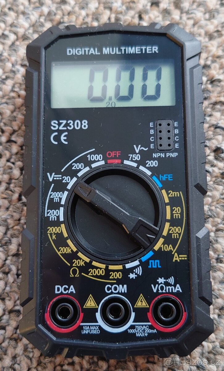 Digitální multimetr ANENG SZ308 černý - 4