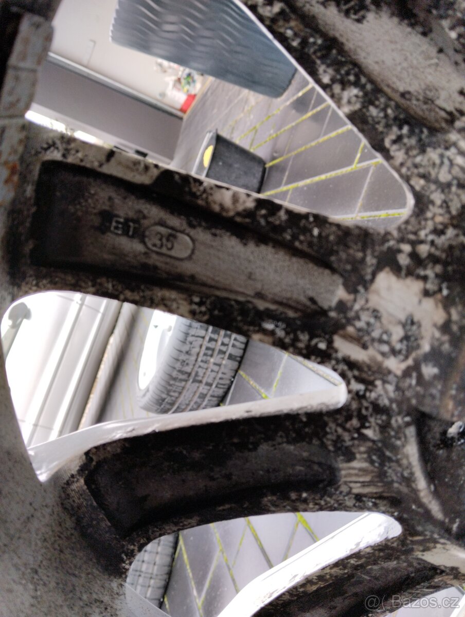 Alu kola 5x112 R17, celoroční pneu - 4