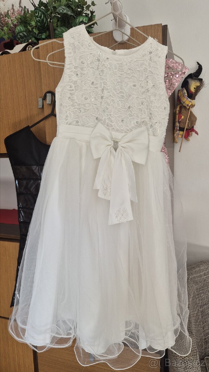 Dívčí slavnostní šaty vel. 10 let - 4