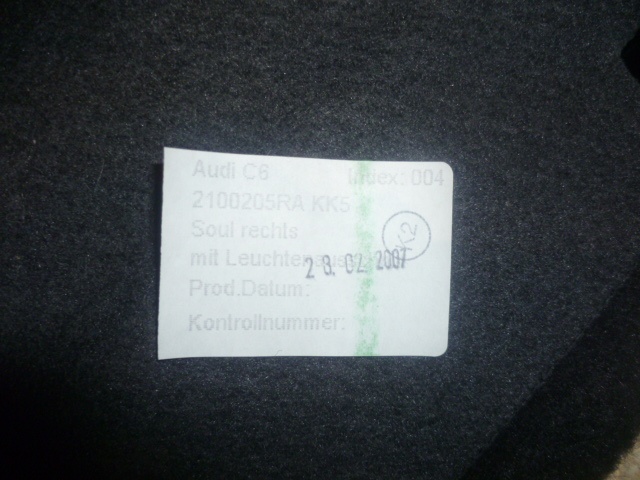 saedačky Audi C6 2007 - 4