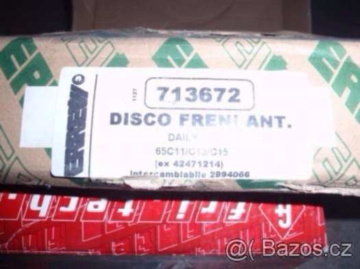 Brzdové kotouče + destičky IVECO Daily - 4