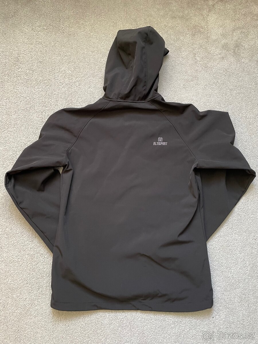 Černá pánská softshellová bunda, vel. S - 4