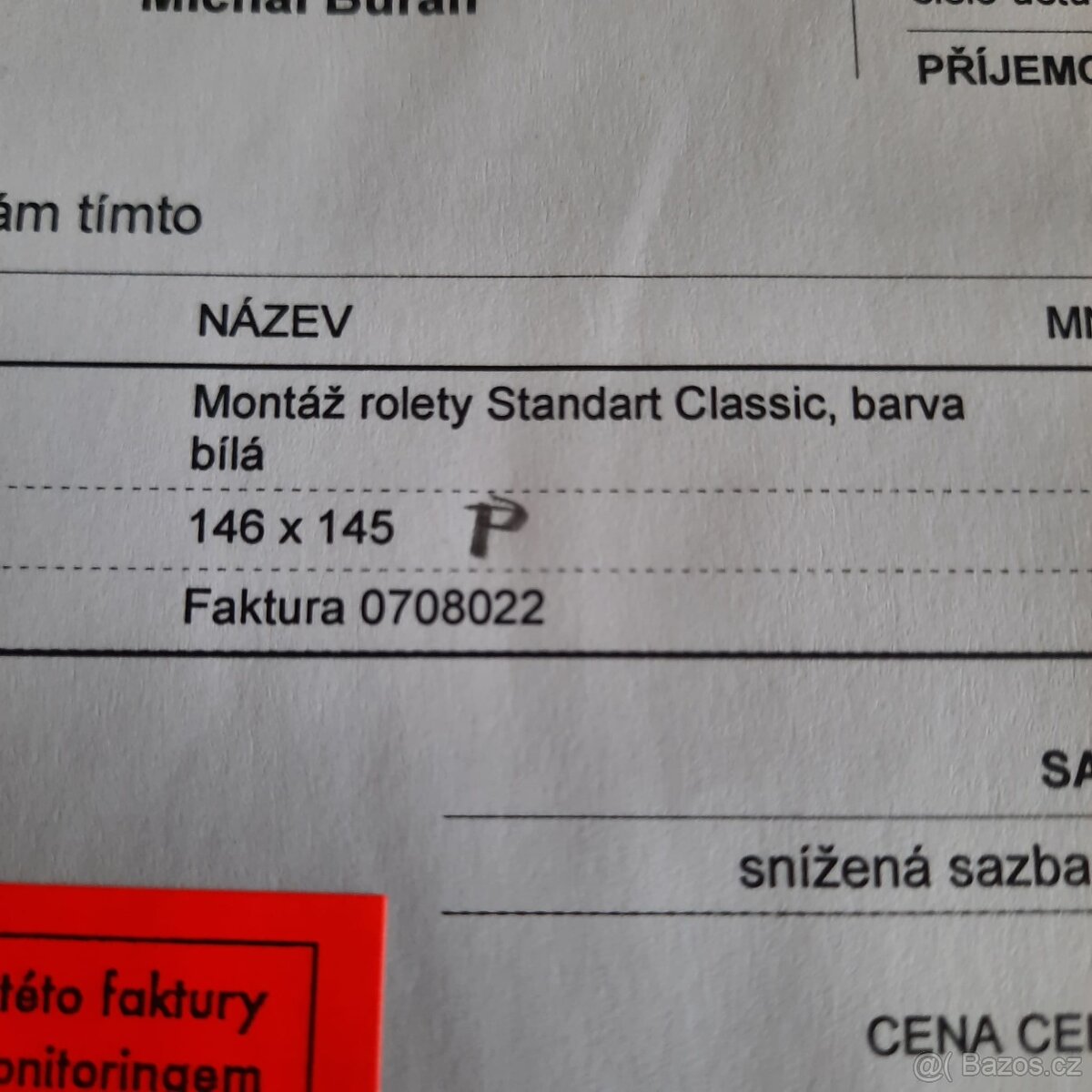 bílé předokenní rolety s motorem - 4