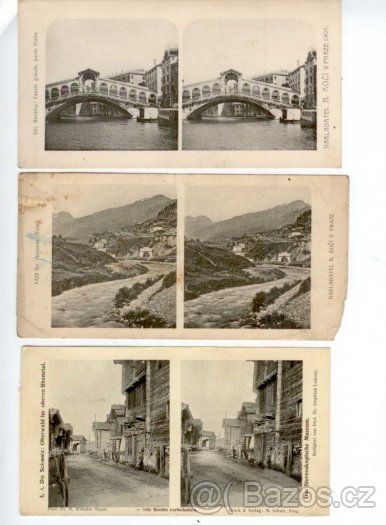 Historické stereoskopní fotografie z r. 1895 - 4