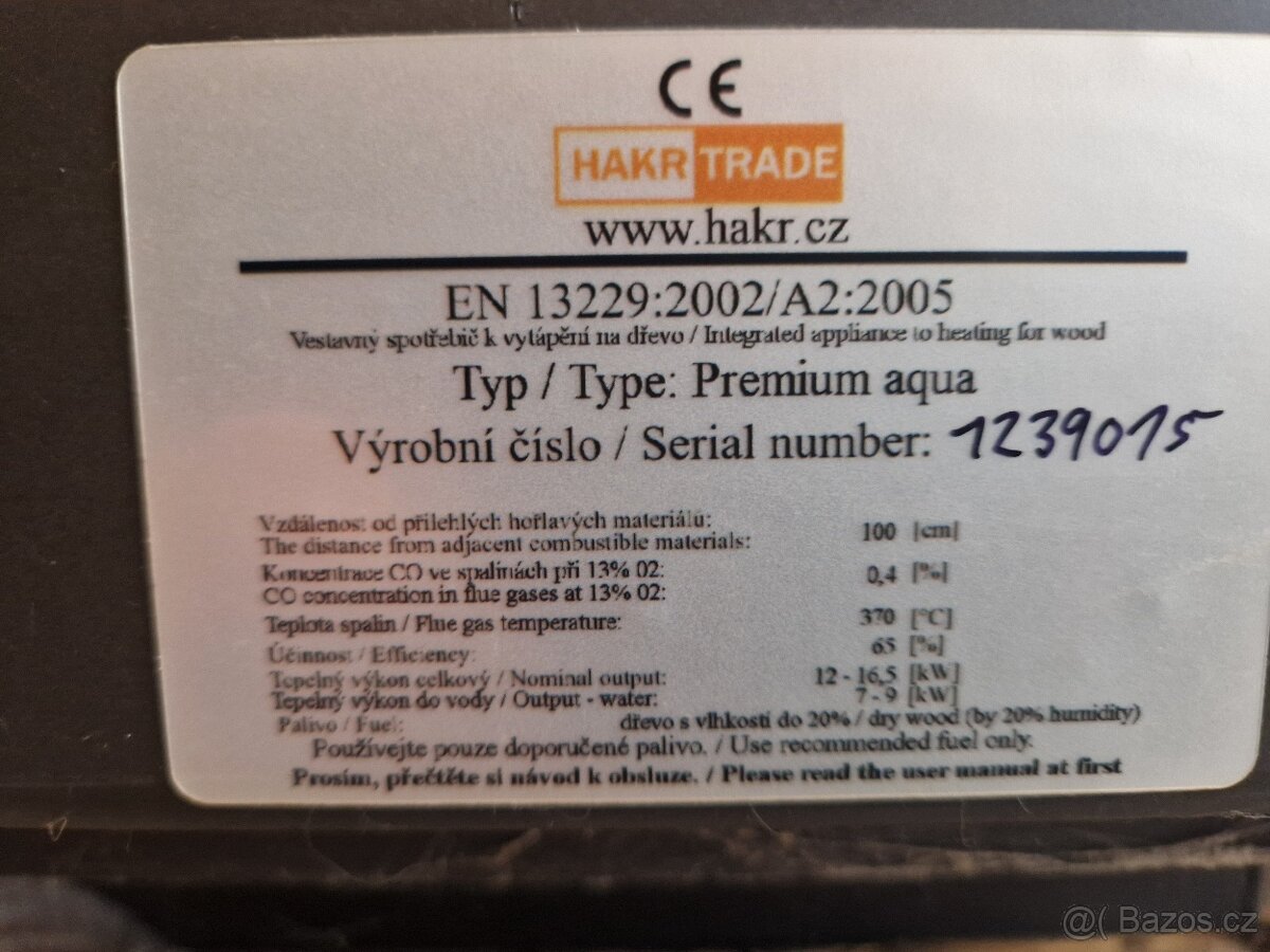 Krbová vložka Kretz Hakr s výměníkem - 4