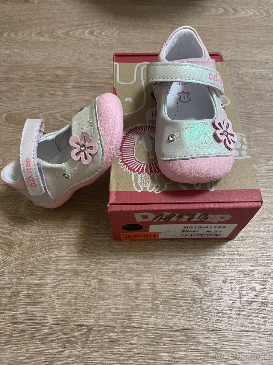 NOVÉ - Dívčí balerínky D.D.Step, vel. 21 - 4