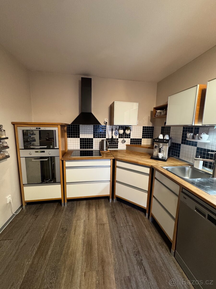 Kuchyň dub masiv, bílá - 4