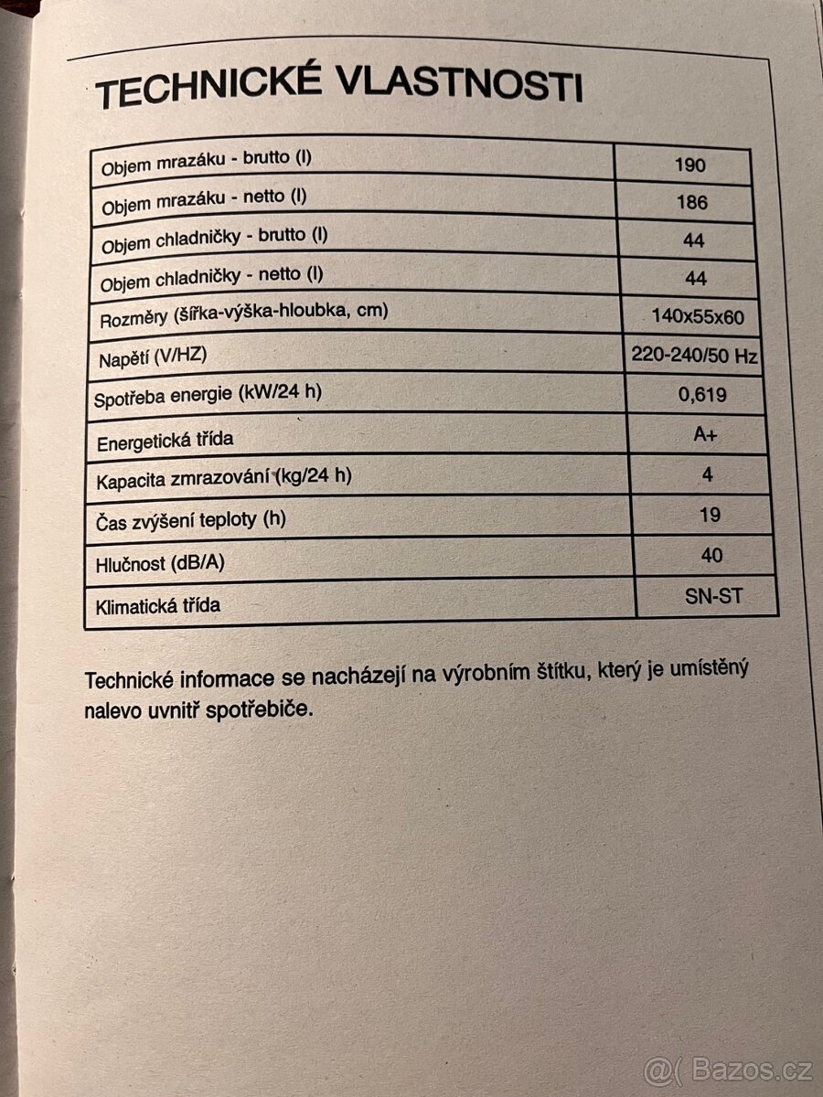 Lednice AEG Santo 60240 - 4