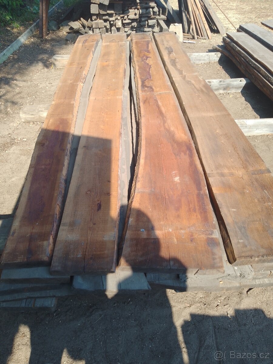 Modřínové fošny - přírodně vysušené - 4