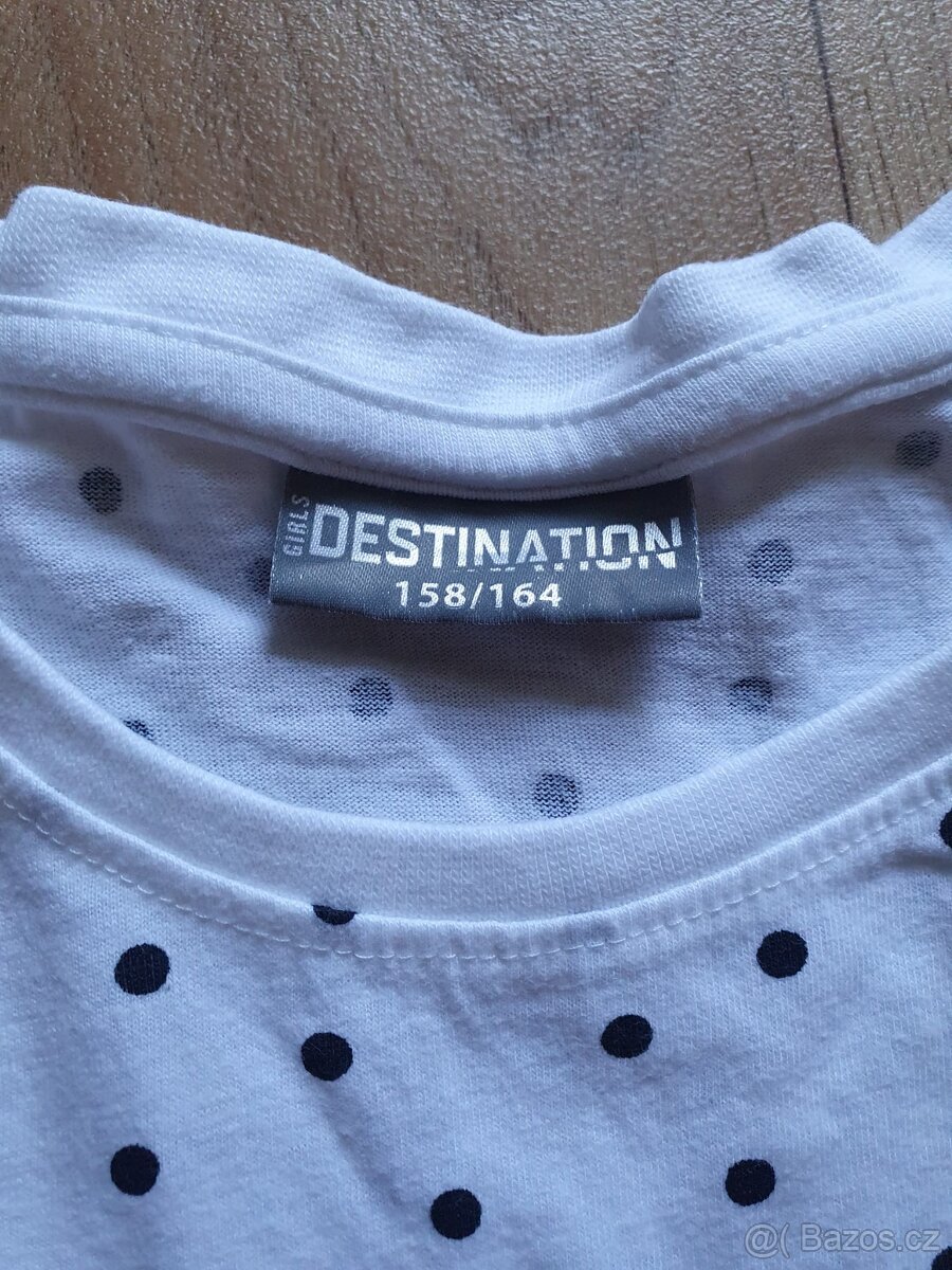 Set tří dívčích triček, krátký rukáv vel.146/152 - 4