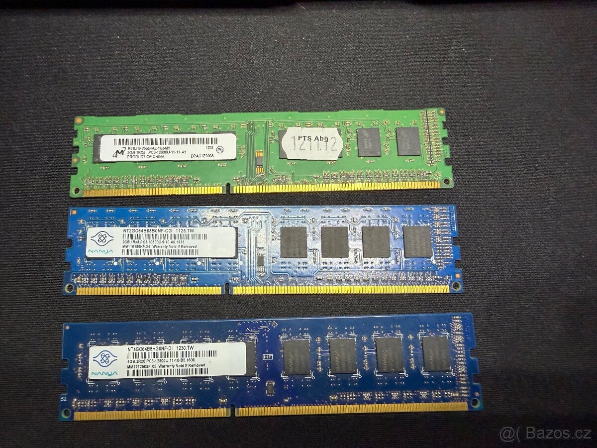 DDR1, DDR2, DDR3, SDRAM, SO-DIMM mix - 4