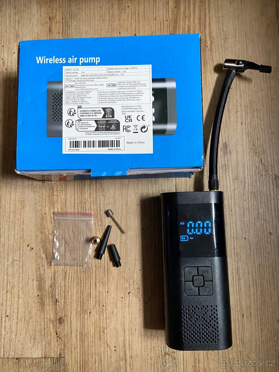 Vzduchový kompresor AKU 6000mAh - 4