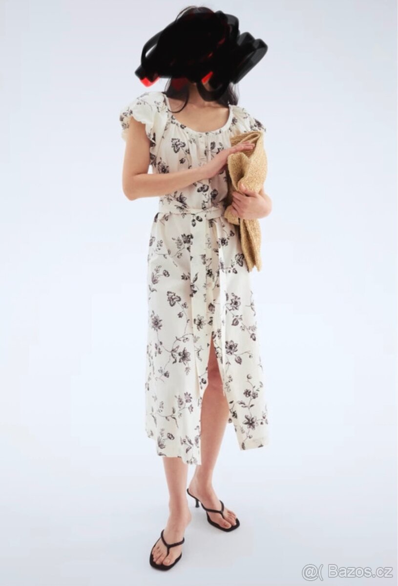 Letní šaty, velikost M, značka H&M - 4