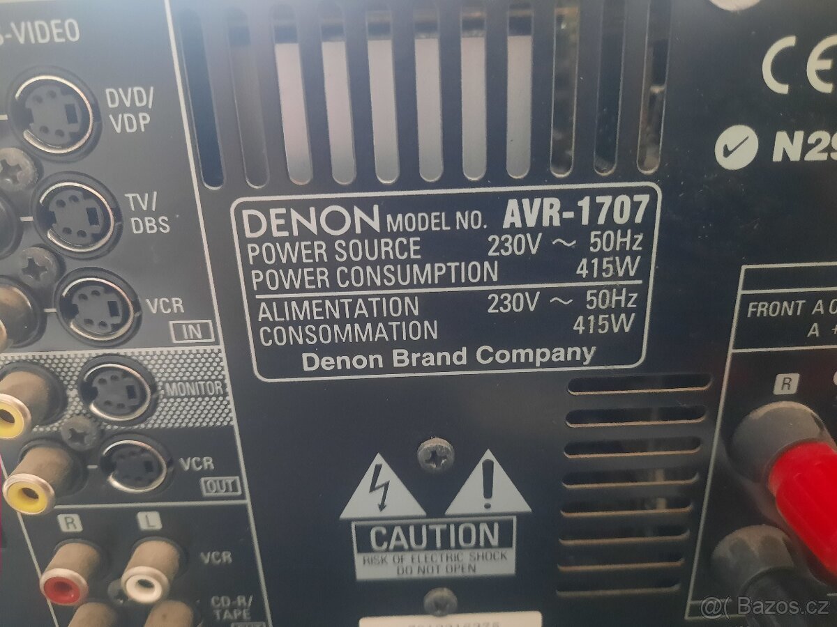 Av receiver denon avr 1707 - 4