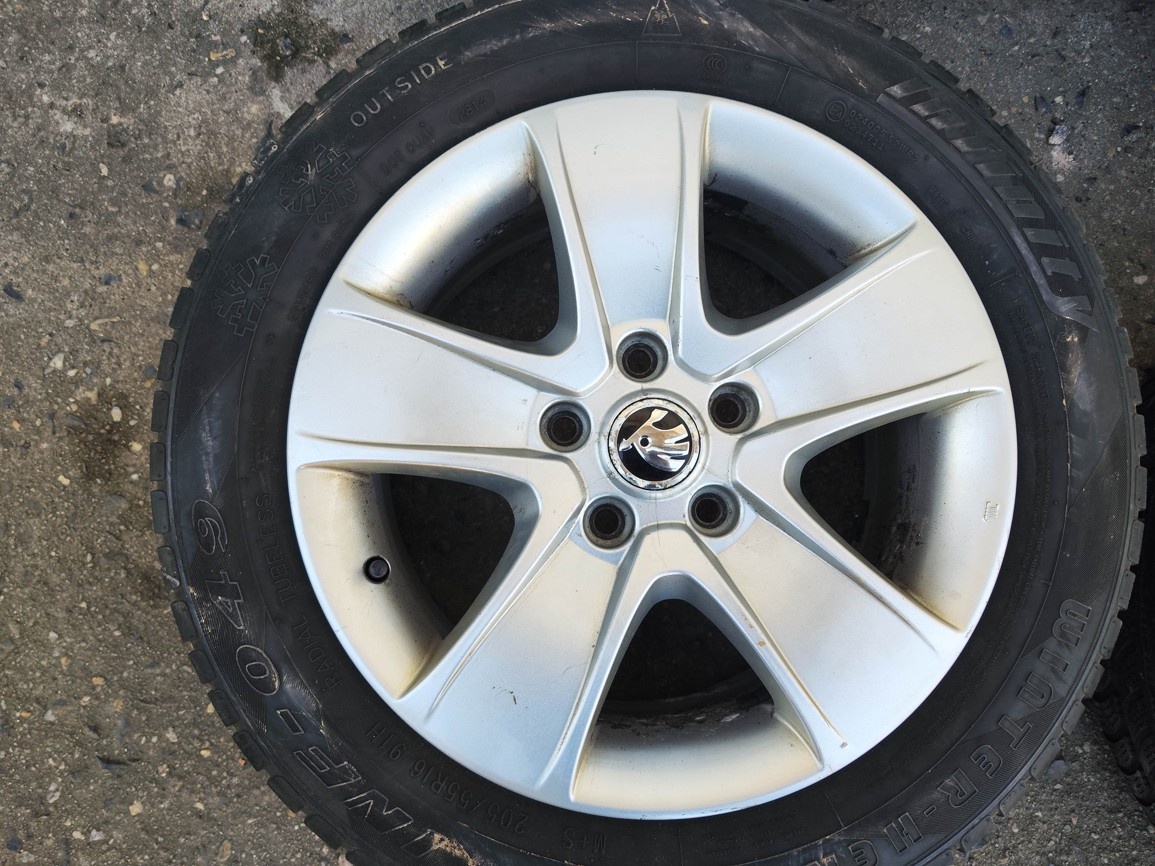 16"alu sada Crateris 5x112 origo Škoda Octavia 2 Golf 5 6 - 4