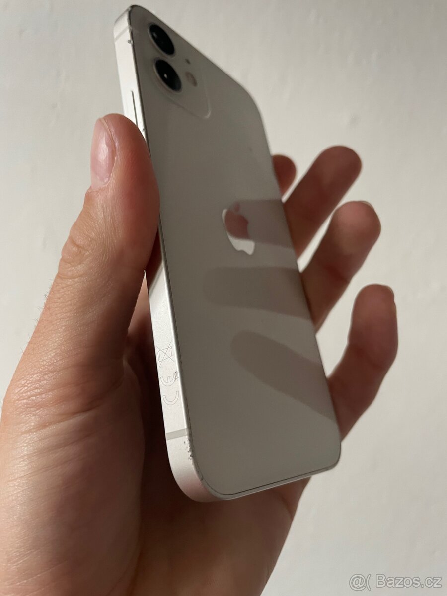 Apple iPhone 128 GB bílý, baterie 100% - 4