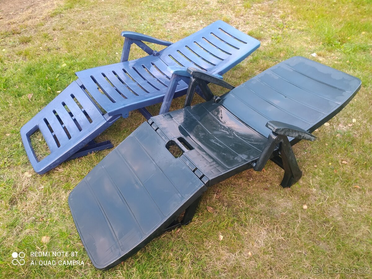 ZAHRADNÍ LEHÁTKA - 2ks - 4