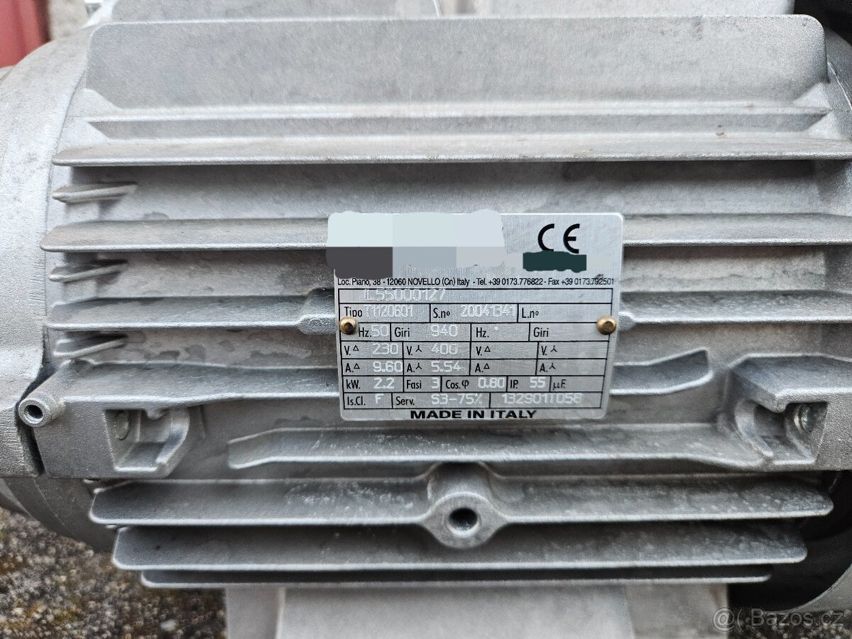 Elektromotor 2,2 KW , 900 ot. - 4