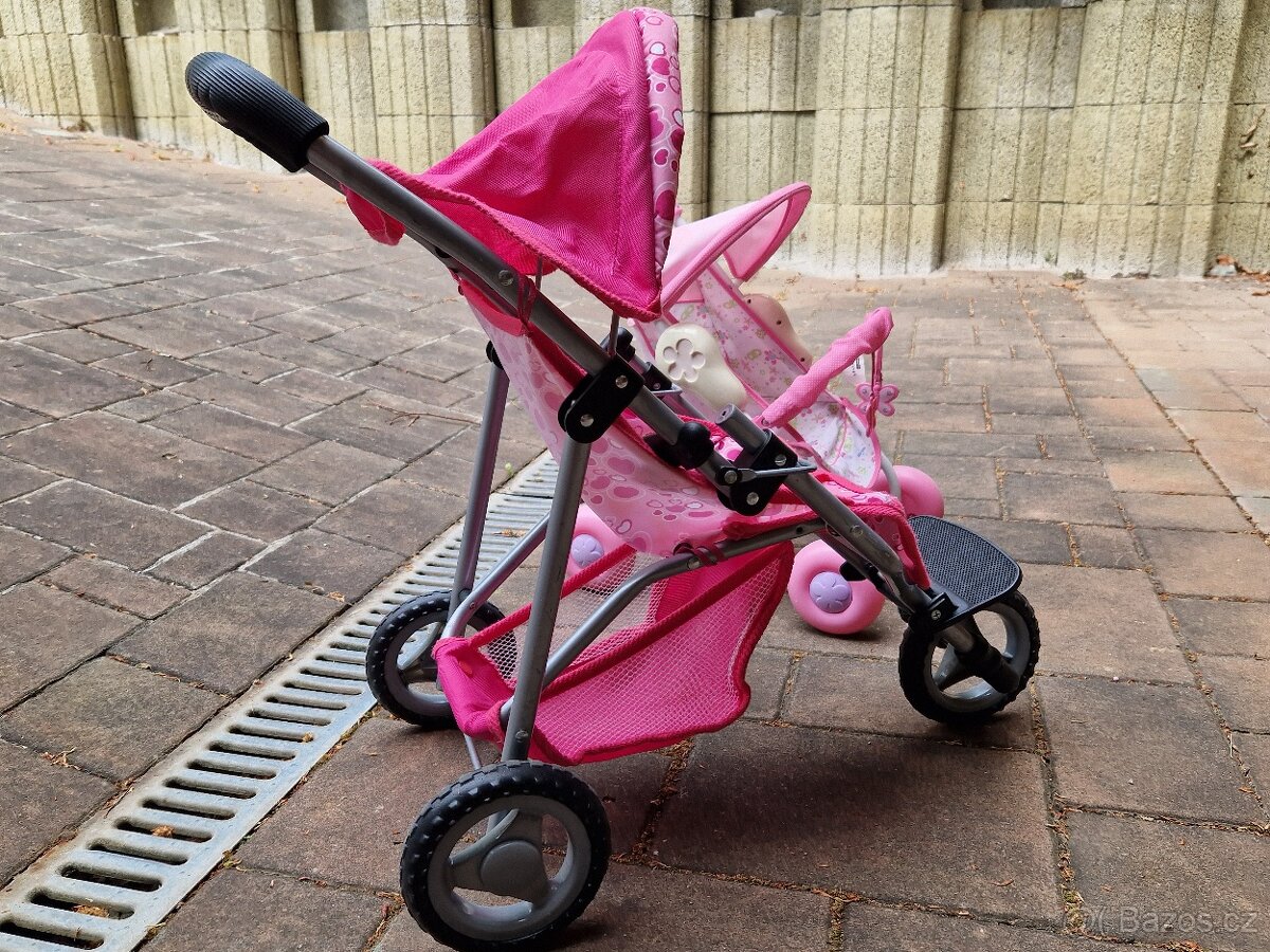 Kočárek Fisher Price Baby Born a trojkolku Bayer - 4