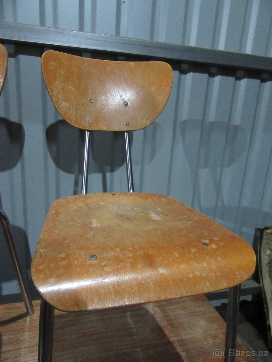 Nabízím elegantní staré židle Funkcionalismus. Původní stav. - 4