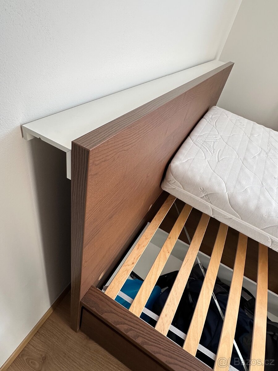 Manželská postel IKEA Malm - 4