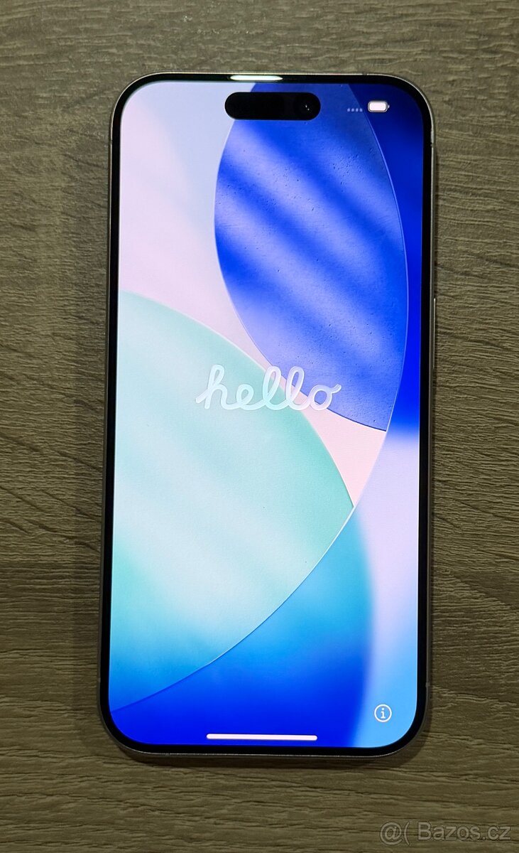 iPhone 15 Pro 128 GB bílý titan v záruční době - 4