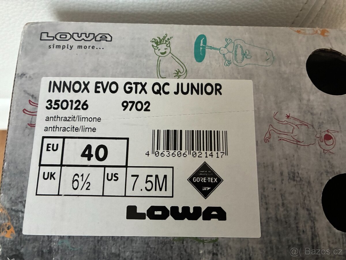 GORE-TEX turistické boty LOWA - NOVÉ vel. 40 - 4