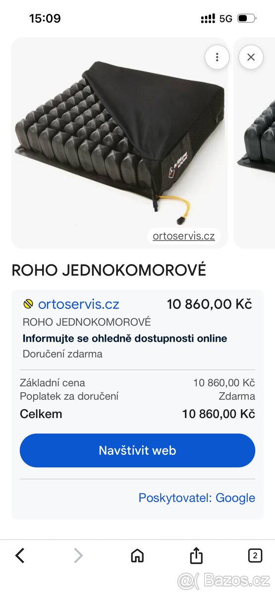 ROHO dekubitní podsedák - 4