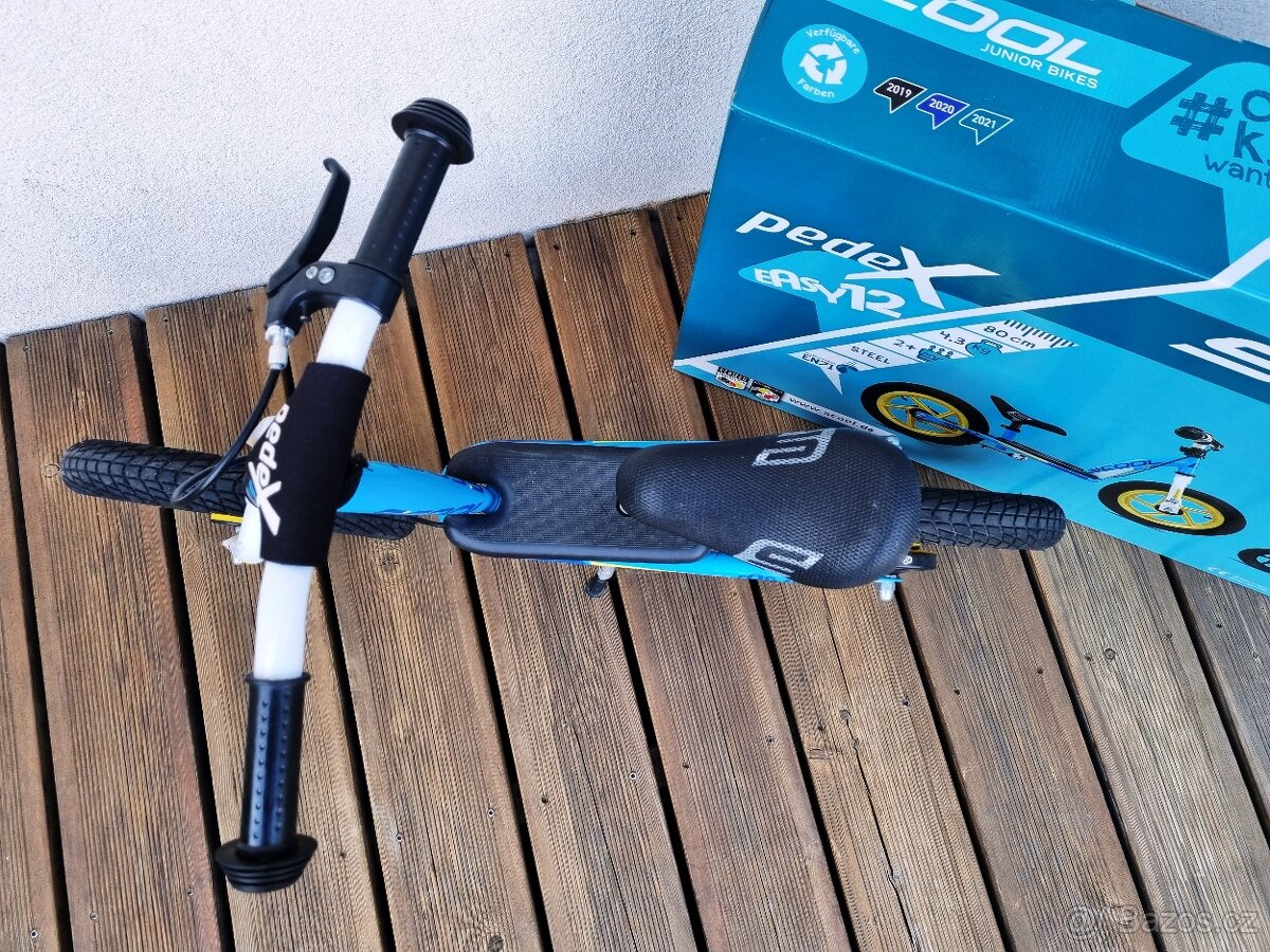 Dětské odrážedlo pedeX easy 12 modro-žluté - 4