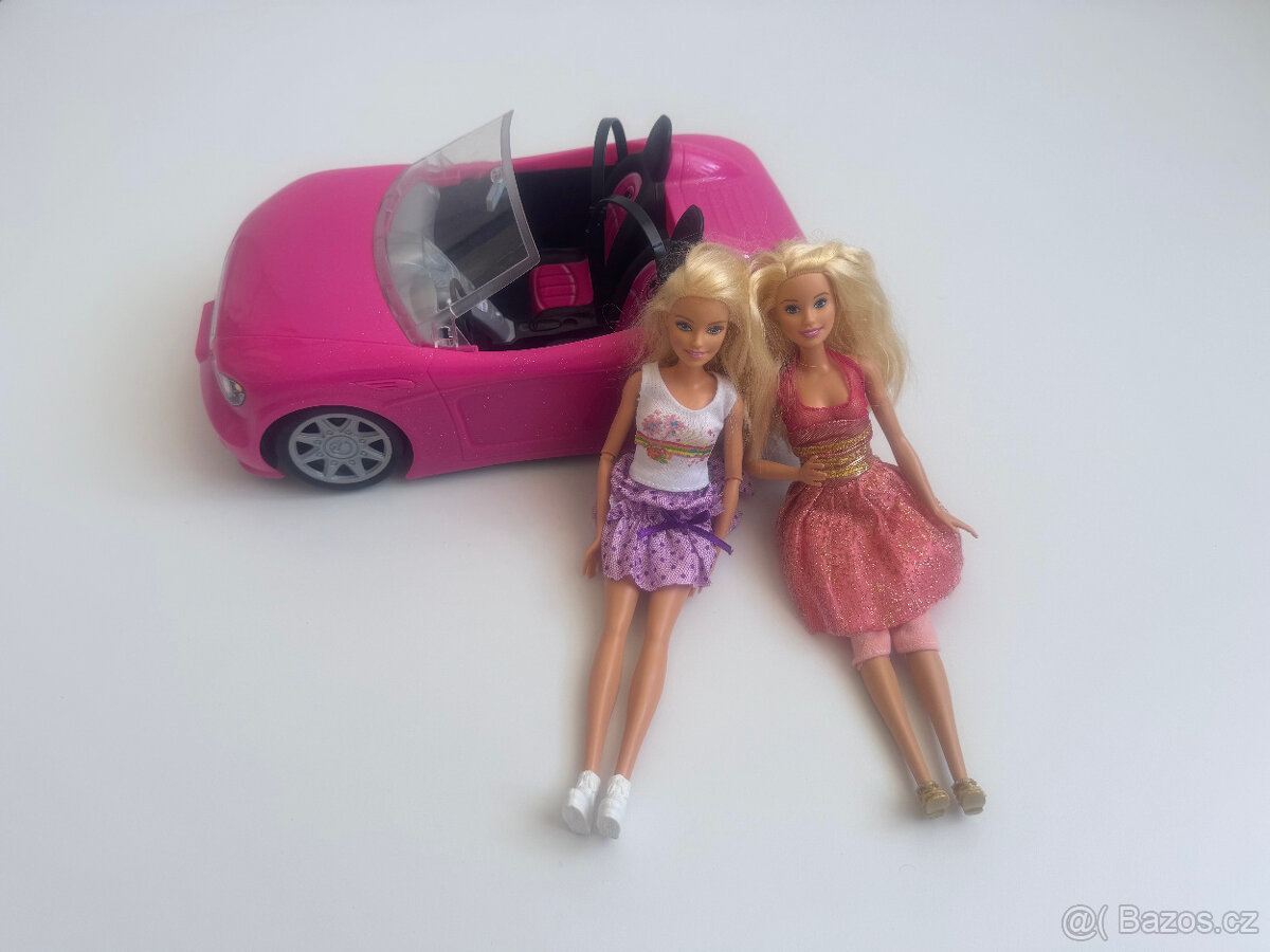 Mattel Barbie Mattel FPR57 kabriolet + 2 x Barbie - 4