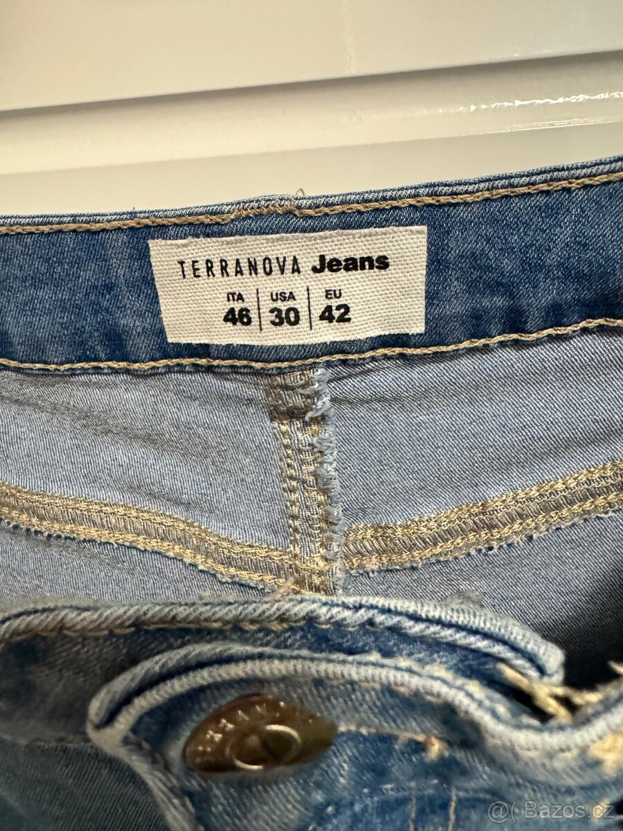 Dámské džínové šortky Terranova - 4