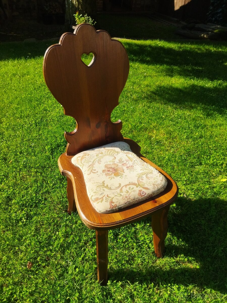 SELSKÝ STŮL, LAVICE A ŽIDLE - 4