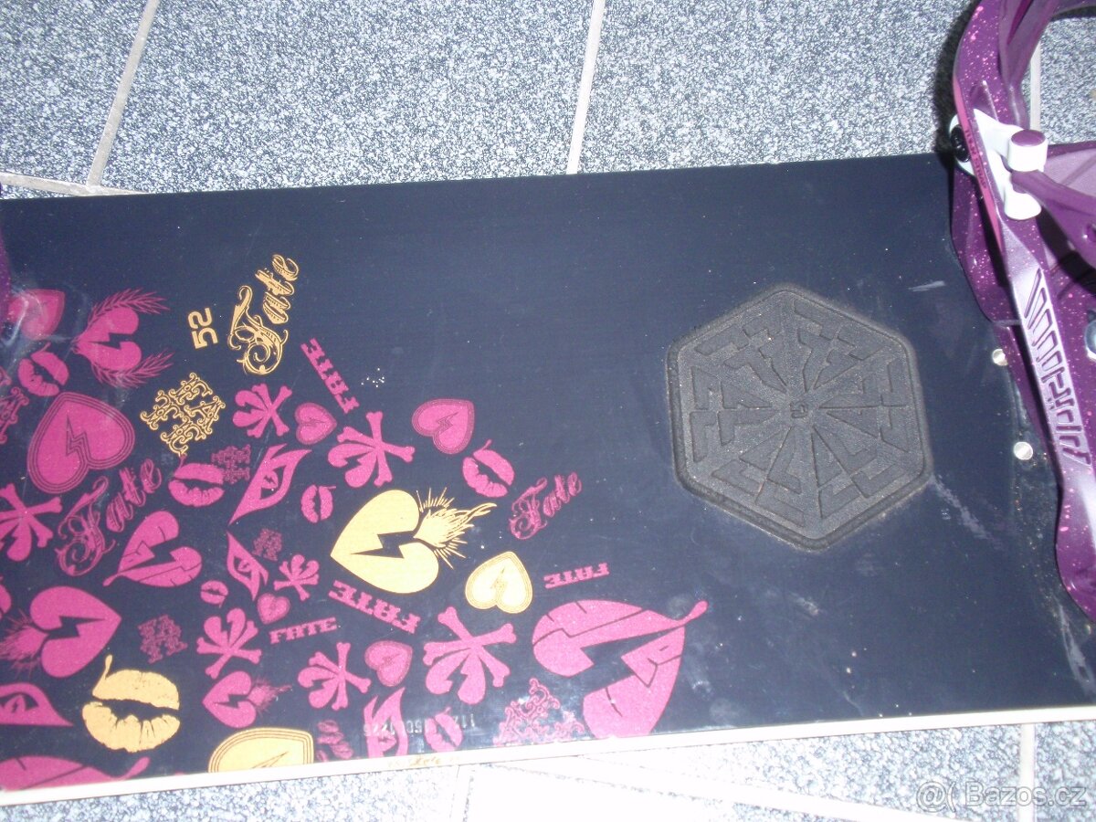 SUPER DÍVČÍ SNOWBOARD NITRO FATE 152 CM+WEDZEW VÁZÁNÍ - 4