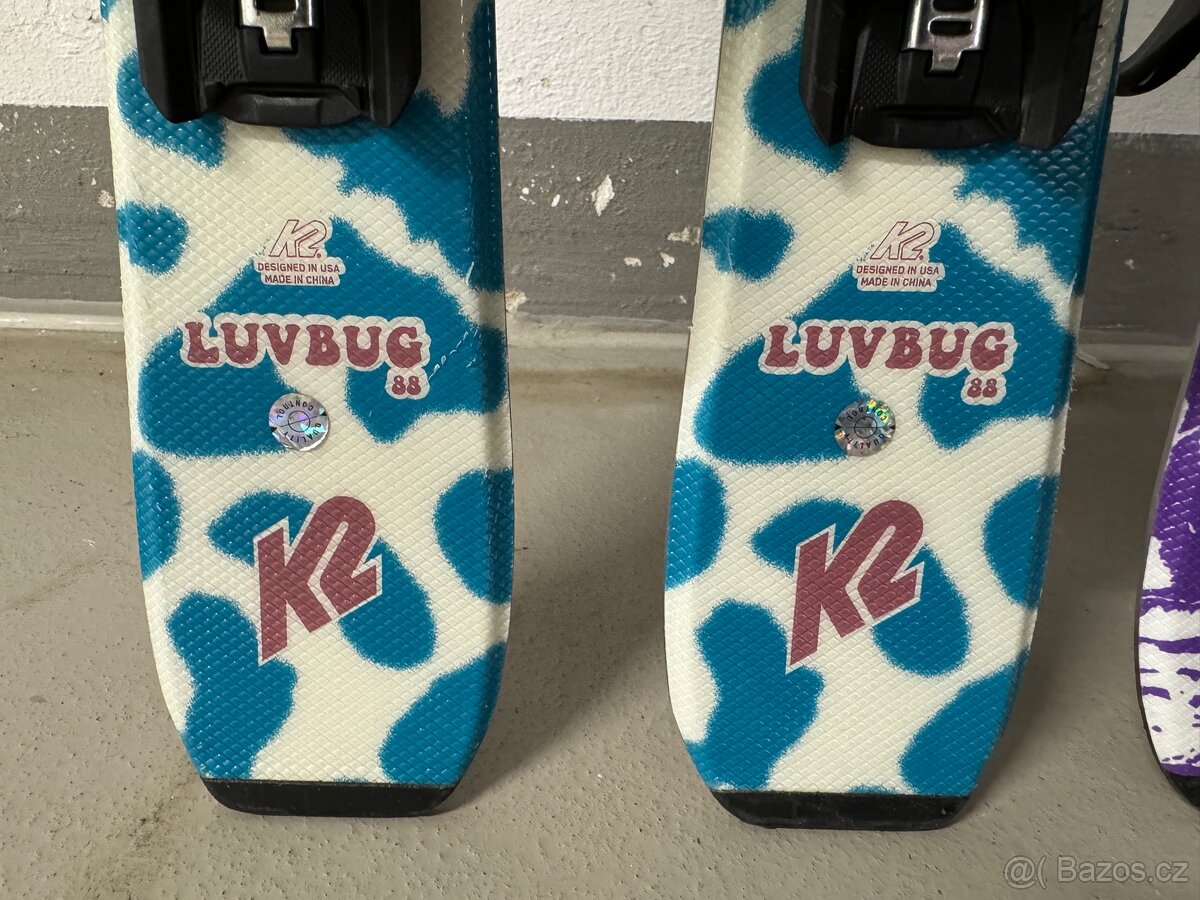 Dětské lyže K2 Luv bug s vázáním - 4