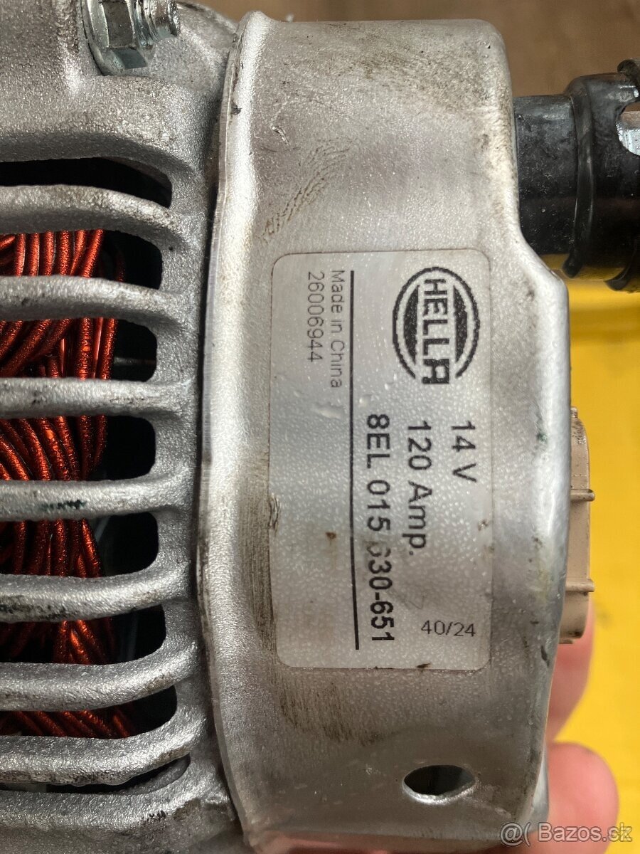 DAIMLER - JAGUAR - Alternátor 120A HELLA - 4