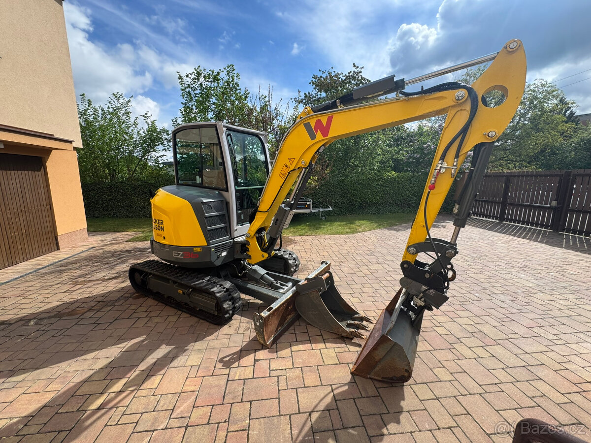 Bagr Wacker Neuson EZ36, 520mth, SUPER STAV - 4
