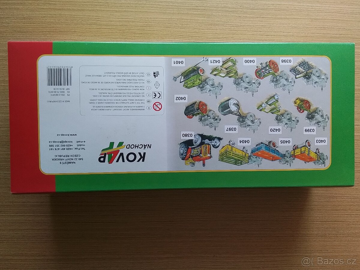 MEGA AGRO SET KOVAP - Zetor + 7 strojů - Kompletní sada - 4