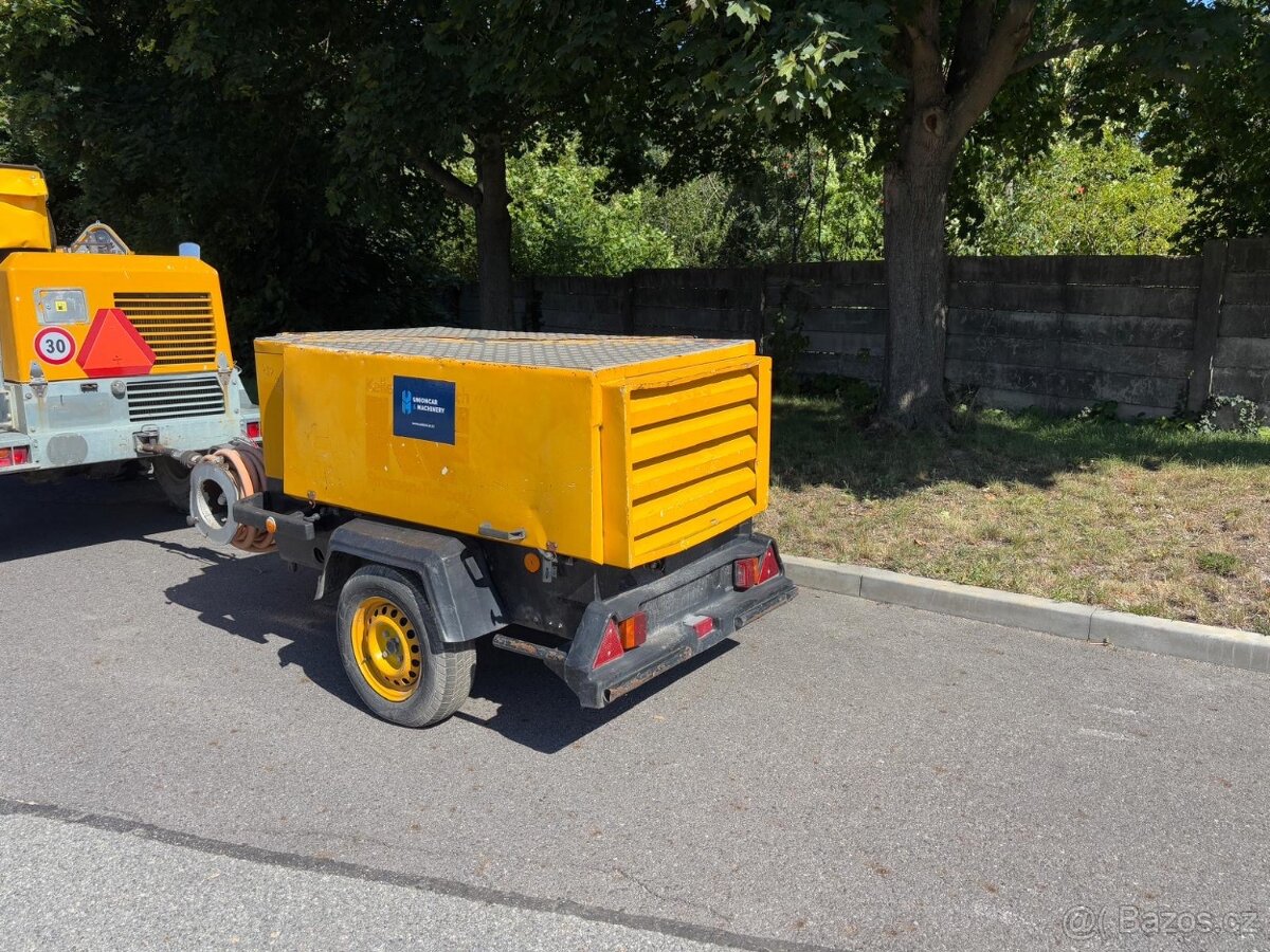 Přívěsný kompresor ATLAS COPCO XAS 96 DD, výtlak 5.3 m3/min - 4