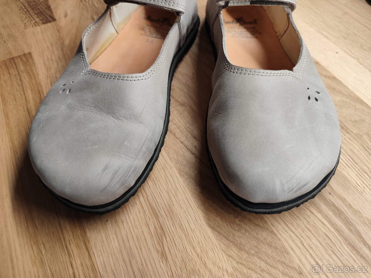 Barefoot baleríny, kožené, vel. 39 - 4