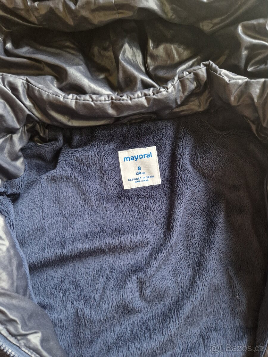 Bunda H&M vel. 140, zimní bunda vel.128, zn. Mayoral - 4