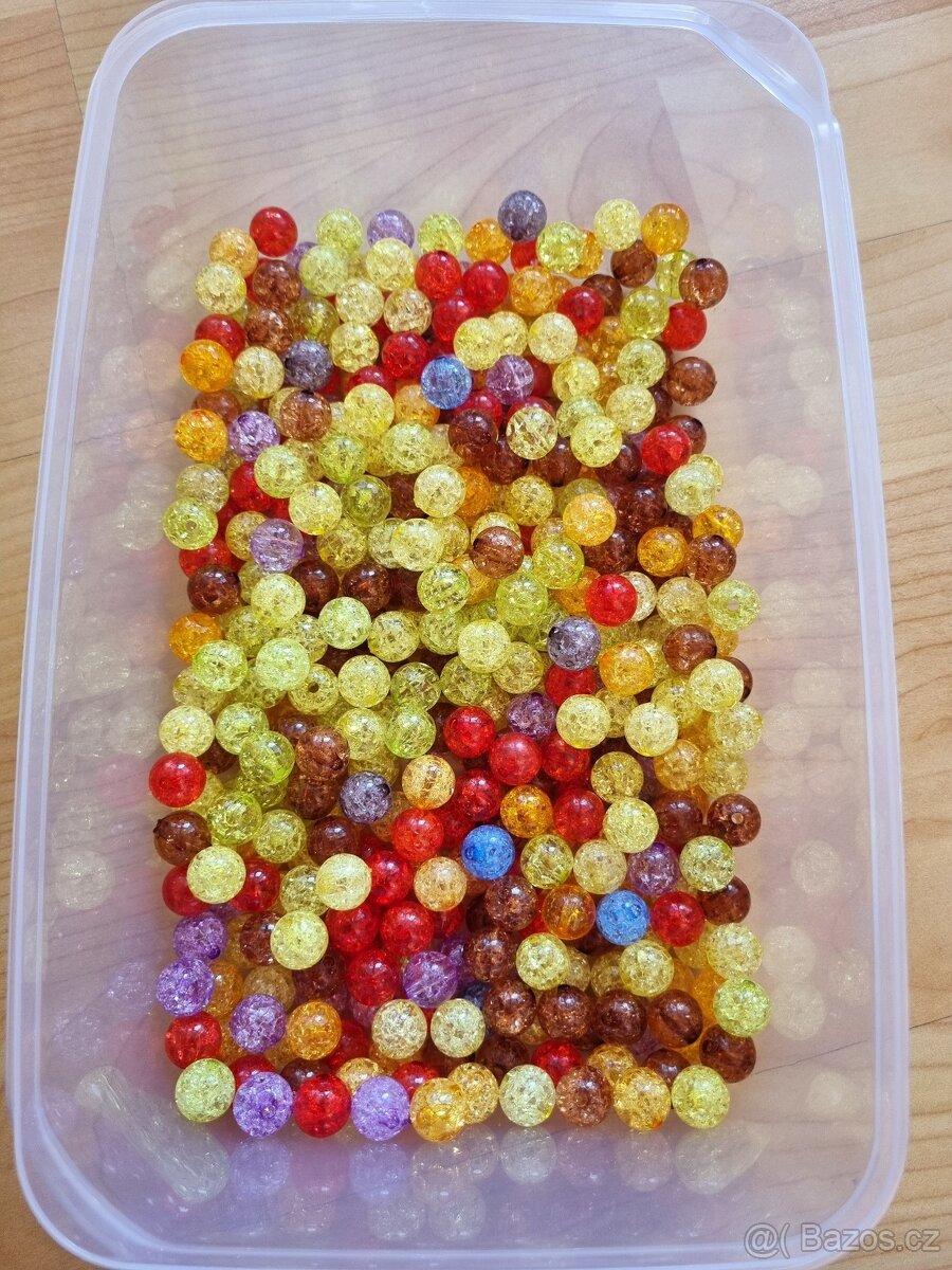 Korálky práskačky - mix - 12 mm - 400 ks - 4