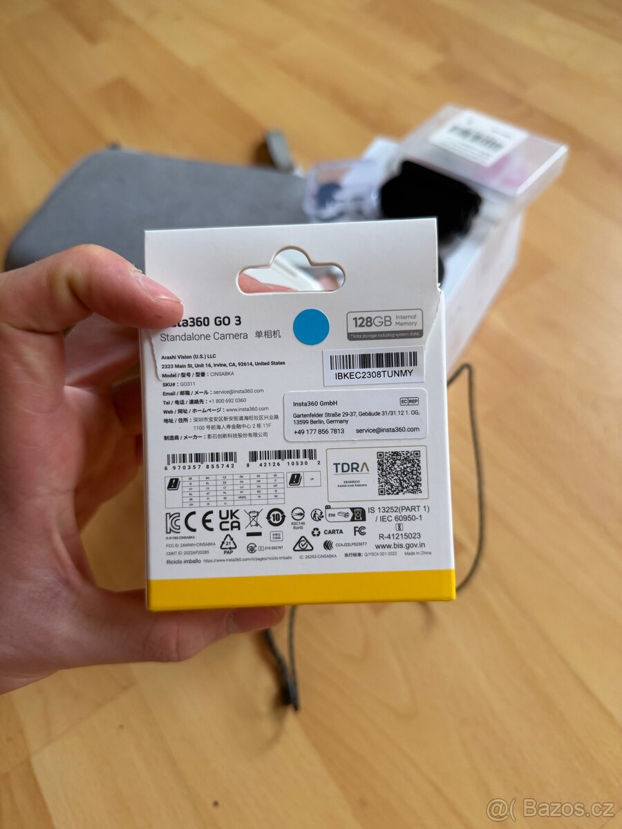 Insta 360 GO 3 128GB+ příslušenství/záruka - 4