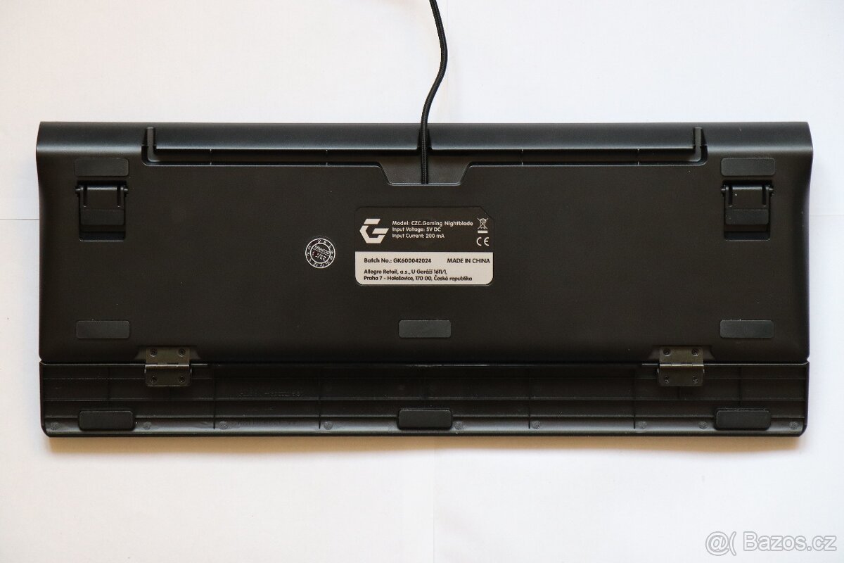 Herní klávesnice CZC Gaming Nightblade - Outemu Red - 4