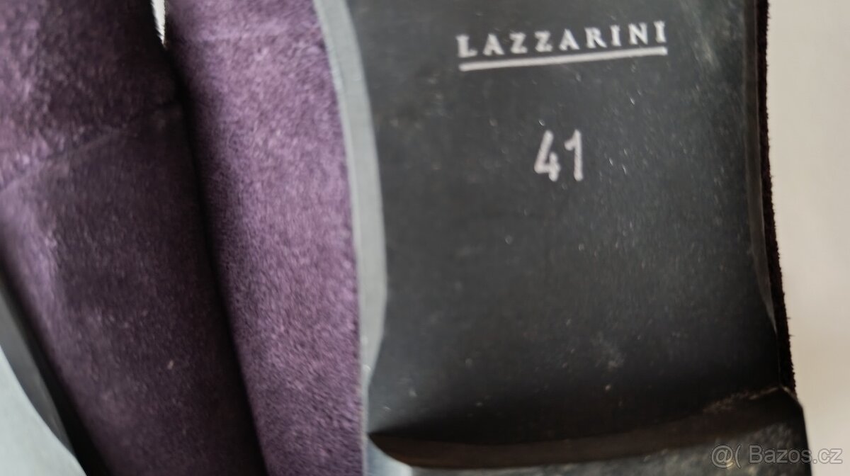 Semišové baleríny Lazzarini vel. 41 - 4