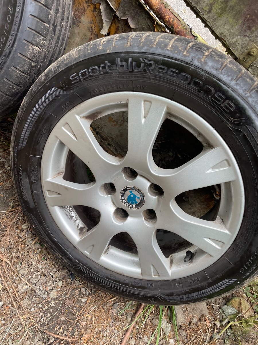 Alu kola 16” Škoda Octavia 2 - 4