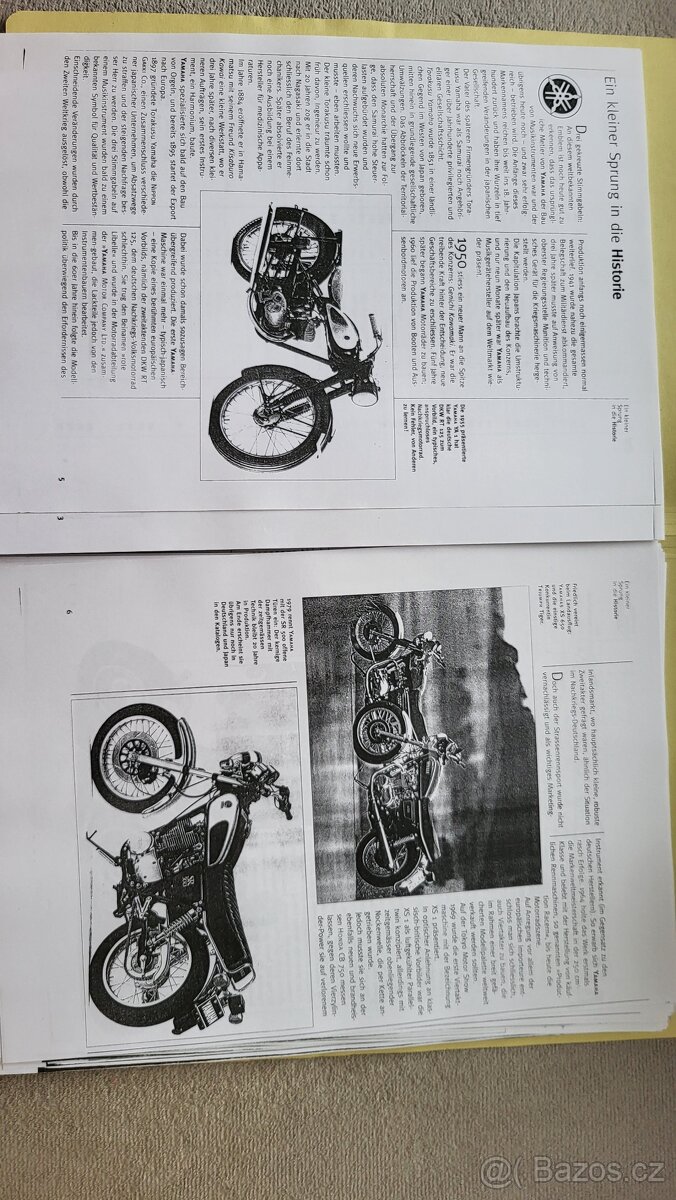 Prodám Dílenský manual Yamaha DT 125R/TDR 125