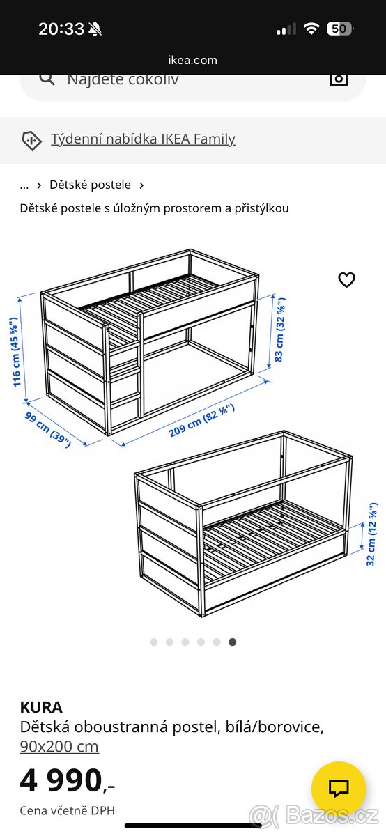 Dětská postel IKEA - 4