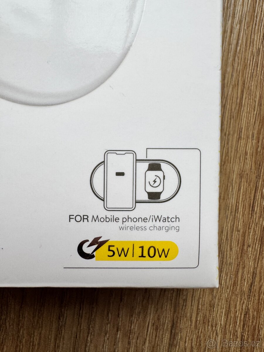 Dualni bezdratova nabijecka Baseus na telefon a Apple Watch - 4